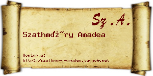 Szathmáry Amadea névjegykártya